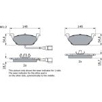 Bosch Bremsbelagsatz 0 986 494 524 Bosch Bremsbelagsatz 0 986 494 524