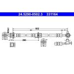 ATE Bremsschlauch 24.5290-0502.3 ATE Bremsschlauch 24.5290-0502.3