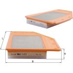 MAHLE Luftfilter LX 4572 MAHLE Luftfilter LX 4572