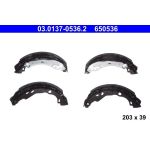 ATE Bremsbacken 03.0137-0536.2 ATE Bremsbacken 03.0137-0536.2