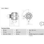Bosch Lichtmaschine 0 986 084 630 Bosch Lichtmaschine 0 986 084 630