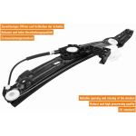 VAICO V20-8710 Fensterheber hinten rechts, elektrisch, ohne Motor VAICO V20-8710 Fensterheber hinten rechts, elektrisch, ohne Motor