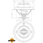 NRF Thermostat 725123 NRF Thermostat 725123