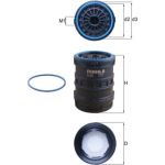 MAHLE Kraftstofffilter KC 645D MAHLE Kraftstofffilter KC 645D