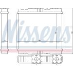 Nissens Heizungskühler PKW 73700 Nissens Heizungskühler PKW 73700