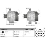 DENSO Generator DAN1340 DENSO Generator DAN1340