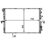 CR 568 000P MAHLE Motorkühler / Wasserkühler CR 568 000P, Automatikgetriebe, Netz 710 x 551 x 40 mm – u. a. für VW Touareg (7LA, 7L6, 7L7), Audi Q7 (4LB) – OE Nummer 7L6 121 253 - l CR 568 000P MAHLE Motorkühler / Wasserkühler CR 568 000P, Automatikgetriebe, Netz 710 x 551 x 40 mm – u. a. für VW Touareg (7LA, 7L6, 7L7), Audi Q7 (4LB) – OE Nummer 7L6 121 253 - l
