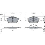 Bosch Bremsbelagsatz 0 986 494 960 Bosch Bremsbelagsatz 0 986 494 960