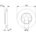 Bremsscheibe VA 0 986 479 333 Bremsscheibe VA 0 986 479 333