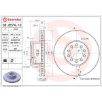 BREMBO Bremsscheibe 09.8574.10 BREMBO Bremsscheibe 09.8574.10
