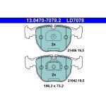 Bremsbelagsatz Bmw S. 5/7/X5 2.0-4.4 94-04 Keramik 13.0470-7078.2 Bremsbelagsatz Bmw S. 5/7/X5 2.0-4.4 94-04 Keramik 13.0470-7078.2