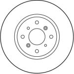 TRW Bremsscheibe DF3113 TRW Bremsscheibe DF3113