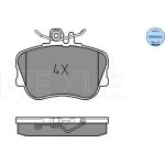MEYLE Bremsbelagsatz Mercedes-Benz W202 93-00 252143920 MEYLE Bremsbelagsatz Mercedes-Benz W202 93-00 252143920