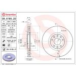 71 481 035 Bremsscheibe VA 09.A185.20 71 481 035 Bremsscheibe VA 09.A185.20