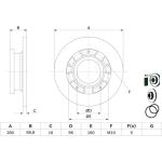 Bremsscheibe 0 986 479 401 Bremsscheibe 0 986 479 401