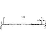 Handbremsseil 1987482034 Handbremsseil 1987482034