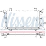 Nissens Wasserkühler PKW 62241A Nissens Wasserkühler PKW 62241A
