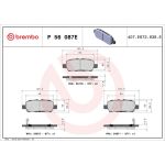 BREMBO Bremsklötze EV HA P 56 087E BREMBO Bremsklötze EV HA P 56 087E