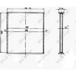 NRF Kühlernetz Kupfer 14170 NRF Kühlernetz Kupfer 14170