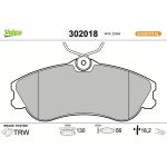 Valeo Bremsbelagsatz 302018 Valeo Bremsbelagsatz 302018