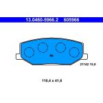 Bremsbelagsatz Suzuki P. Jimny 1.3 16V 98 13.0460-5966.2 Bremsbelagsatz Suzuki P. Jimny 1.3 16V 98 13.0460-5966.2