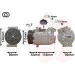 Van Wezel Klimakompressor 4300K486 Van Wezel Klimakompressor 4300K486
