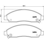 BREMBO Bremsklötze VA P 34 005 BREMBO Bremsklötze VA P 34 005