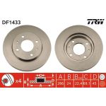 TRW Bremsscheibe Mitsubishi P. Galant -90 DF1433 TRW Bremsscheibe Mitsubishi P. Galant -90 DF1433