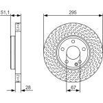 Bremsscheibe 0 986 479 A58 Bremsscheibe 0 986 479 A58