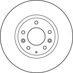 Bremsscheibe Mazda S. 6 DF4974S Bremsscheibe Mazda S. 6 DF4974S