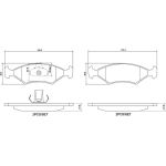 BREMBO Bremsklötze VA P 24 043 BREMBO Bremsklötze VA P 24 043