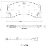 BREMBO Bremsbelagsatz, Scheibenbremse P 65 049 BREMBO Bremsbelagsatz, Scheibenbremse P 65 049