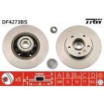 Bremsscheibe Opel T. Vivaro 1.9-2.5 Dti 01 DF4273BS Bremsscheibe Opel T. Vivaro 1.9-2.5 Dti 01 DF4273BS