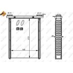 Wärmetauscher, Innenraumheizung 54346 Wärmetauscher, Innenraumheizung 54346