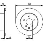 Bosch Bremsscheibe 0 986 479 C12 Bosch Bremsscheibe 0 986 479 C12