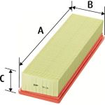 585130 Valeo Luftfilter 585130 585130 Valeo Luftfilter 585130