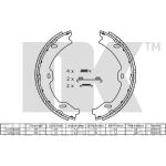 Handbremsbacken Db W221 2733765 Handbremsbacken Db W221 2733765