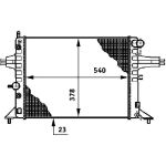 MAHLE Kühler, Motorkühlung CR 650 000S