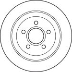 91 482 009 Bremsscheibe HA DF4875