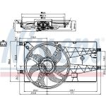 Nissens Kühlerlüfter PKW 85693