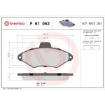 BREMBO Bremsklötze VA P 61 052 BREMBO Bremsklötze VA P 61 052