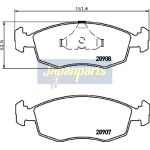 Japanparts Bremsbeläge PA-0303AF Japanparts Bremsbeläge PA-0303AF