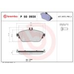 BREMBO Bremsklötze Xtra VA P 50 093X BREMBO Bremsklötze Xtra VA P 50 093X