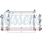 Nissens Wasserkühler PKW 63024A Nissens Wasserkühler PKW 63024A