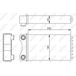 Wärmetauscher, Innenraumheizung 54252 Wärmetauscher, Innenraumheizung 54252