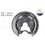 BREMSANKERBLECH H R VERZINKT D 282MM 9545876 BREMSANKERBLECH H R VERZINKT D 282MM 9545876