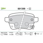 Valeo Bremsbelagsatz 601399 Valeo Bremsbelagsatz 601399