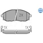 Bremsbelagsatz Hyundai P. H-1 2.4-2.5D 97-04 Mit Sensor 025 235 3617/W Bremsbelagsatz Hyundai P. H-1 2.4-2.5D 97-04 Mit Sensor 025 235 3617/W
