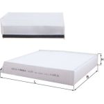 MAHLE Innenraumfilter LA 879, Partikelfilter, 260 x 254 x 43 mm – u. a. für Mercedes-Benz A-Klasse (W176), Mercedes-Benz B-Klasse Sports Tourer (W246, W242), Mercedes-Benz CLA Coupé (C117) – OE Nummer 2468300018 - l MAHLE Innenraumfilter LA 879, Partikelfilter, 260 x 254 x 43 mm – u. a. für Mercedes-Benz A-Klasse (W176), Mercedes-Benz B-Klasse Sports Tourer (W246, W242), Mercedes-Benz CLA Coupé (C117) – OE Nummer 2468300018 - l