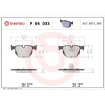 BREMBO Bremsklötze HA P 06 033 BREMBO Bremsklötze HA P 06 033